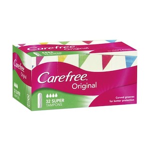 Tampons: Carefree Super Tampons 32s
