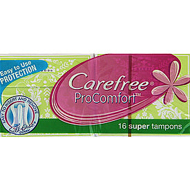 Carefree Tampons Procomfort Super 16s