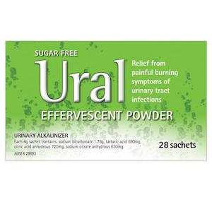 Urinary Tract Infections: Ural Sachets 4G 28s