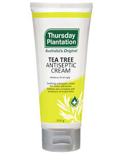 Thursday Plantation Antiseptic Cream for Cuts, Abrasions, and Minor Burns - 100g Size