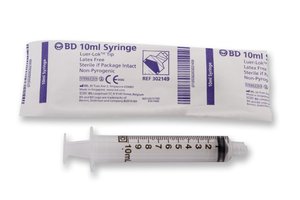 BD Syringe Luer Lock 10ml 100 Pack