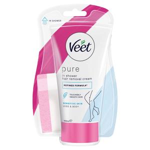 Shaving And Hair Removal Women: In-Shower Hair Veet Removal Cream Sensitive 150g