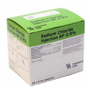 Sodium Chloride 10ml Amp. 50Pack - Kabi