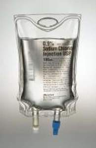Sodium Chloride 0.9% Solution Mini Infusion Bag 100ml