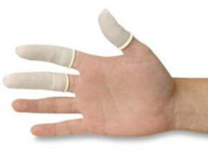 First Aid Accessories: Finger Cots Med 100 Latex Rolled