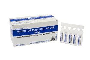 First Aid Accessories: Water For Injection 10ml 50s
