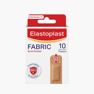 Plasters And Dressings: Elastoplast Fabric Strips - 40 strips, durable and hypoallergenic bandages for first aid