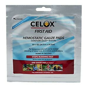 Celox Gauze 8In X 8In Pad