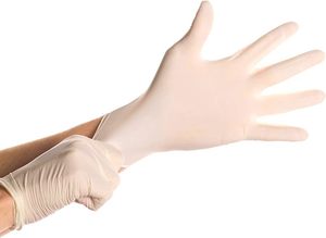 Med-X Latex Gloves, Size Medium (100 Count)