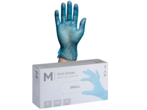 Sanitising: Gloves Powder Free Vinyl Small 100