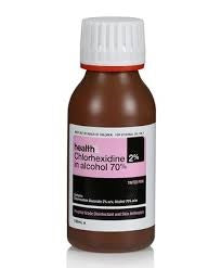 Healthe Chlorhexidine 2% In Alcohol 70% Pink 100ml
