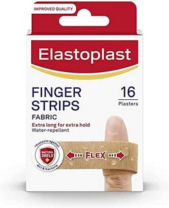 Tapes And Wrap Around Bandages: ELASTOPLAST Finger Strips - 16 Pack