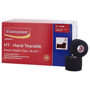 Tapes And Wrap Around Bandages: ELASTOPLAST Sport H/T EAB Blk 5X3.5