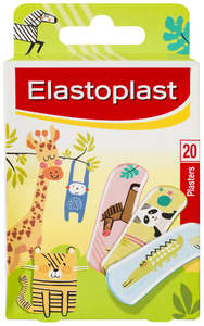 Tubular Bandages: ELASTOPLAST Plaster Animal Kid 20pk