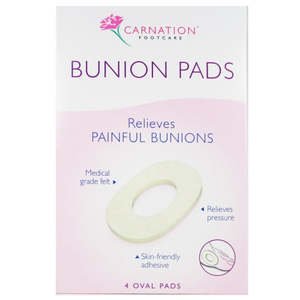 Carnation Foot Bunion Ring Oval 4Pk