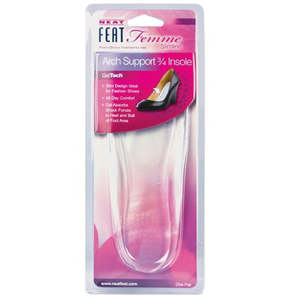 Insoles: Neat Feat Ladies 3/4 Slim Fit Large