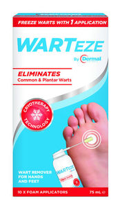 Wart Treatments: Dermal Therapy Warteze 75ml