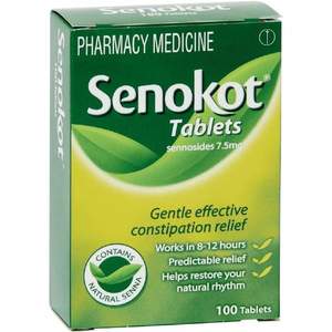 Senokot 100s Tablets for Occasional Constipation Relief with Senna Fruit