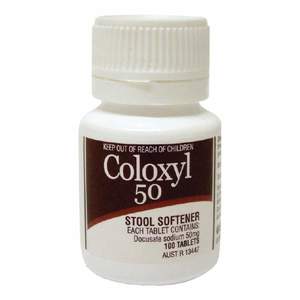 Coloxyl 50mg 100s