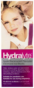 Hydralyte Ice Block Apple B/Cur 16s