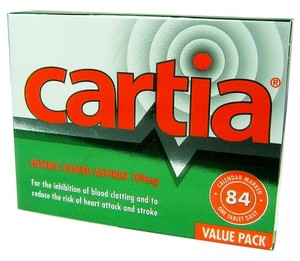 Heart Care: Cartia 100mg 84s