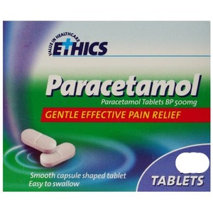 Pain Relief Oral: Ethics Paracetamol 500mg 20s