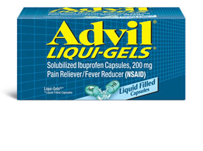 Pain Relief Oral: Advil Liquid Capsules 90