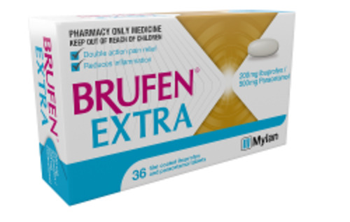 Pain Relief Oral: Brufen Extra 200/500mg Ibup/Par 36s