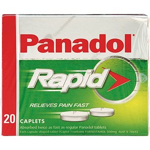 Pain Relief Oral: Panadol Rapid Caplets 20s - Fast and Effective Pain Relief Medication