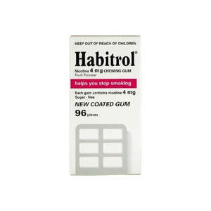 Habitrol Gum Fruit 4mg 96s