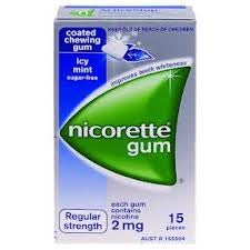 Nicorette Icy Mint Gum 2mg 15