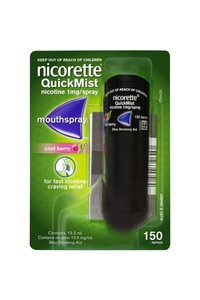 Nicotine Inhalers And Sprays: Nicorette Quickmist Berry 13.2ml