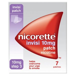 Nicotine Patches: Nicorette InvisiPatch 10mg Step3 (7 Pack)