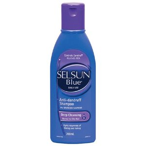 Anti Dandruff Treatments: Selsun Blue Deep Cleansing Shampoo 200ml