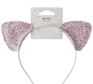 Mae 40-3313 Headband Glitter Cat Ear mlt