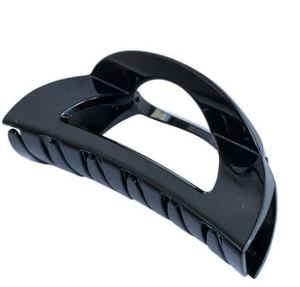 Hair Accessories Bobby Pins Clips And Slides: Mae 40-2407Bk Claw Grip French Black Lg - Stylish and Practical Accessory for Daily Use