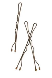 Hair Accessories Bobby Pins Clips And Slides: Mae 40-2600Bl Bobby Pins - Pack of 80 Blonde-Colored Bobby Pins for All Hair Types