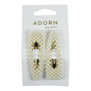 Hair Accessories Bobby Pins Clips And Slides: Mae XL One Touch Clip 2Pk