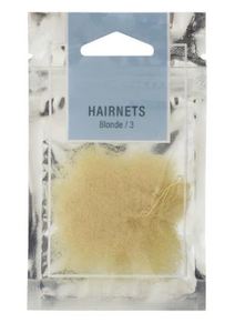 Hair Accessories Nets Rollers And Shower Caps: Mae 40-2801Bl Bun Net Blonde 3 - Hair Accessory