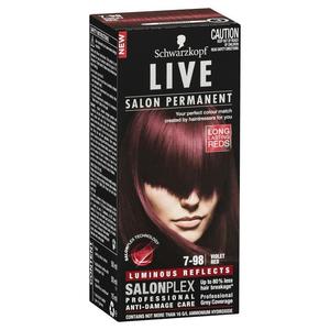 Hair Colour Women: Live Salon 7.98 Violet Red