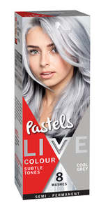 Hair Colour Women: Live Colour Pastel Cool Grey