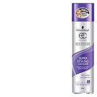 Hair Spray Gel Wax And Mousse: Schwarzkopf Extra Care Super Hold Lacquer 250g
