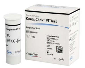 Coagulation Testing: Coaguchek Pt Test 2X 24