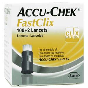 Diabetes Testing: Accu Chek Fasttclix Lancet 102