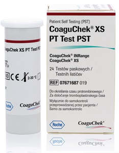 Diabetes Testing: Coaguchek Xs Pt 24 Strips 1 Vial