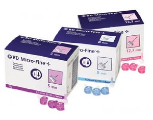Diabetes Testing: Bd Micro-Fine+Pen Needles 31Gx8mm100