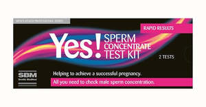 Sbm Yes Sperm Concentrate Test Kit 2Pk