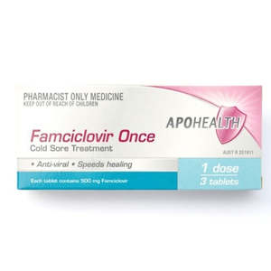 Cold Sore Treatments: Famciclovir Once 500mg Tablets 3