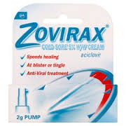 Cold Sore Treatments: Zovirax Cream Pump 2Gm