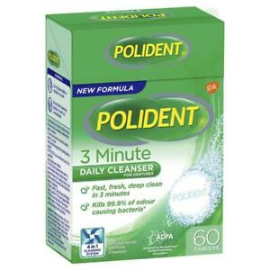 Denture: Polident Express 3 Minute Denture Tablets 60s